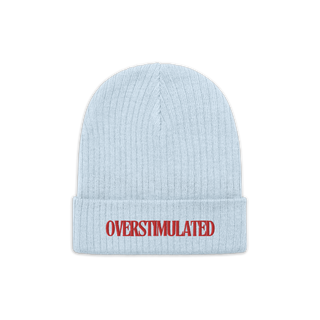 OVERSTIMULATED - ribbed beanie