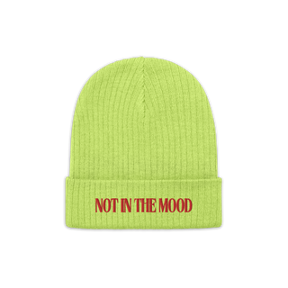 NOT IN THE MOOD - ribbed beanie