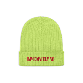 IMMEDIATELY NO - ribbed beanie