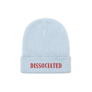 DISSOCIATED - ribbed beanie