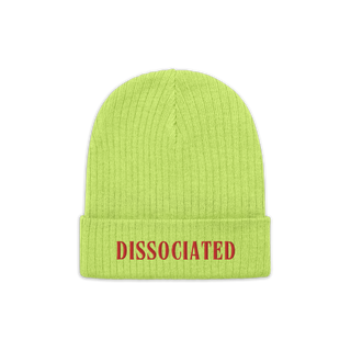 DISSOCIATED - ribbed beanie